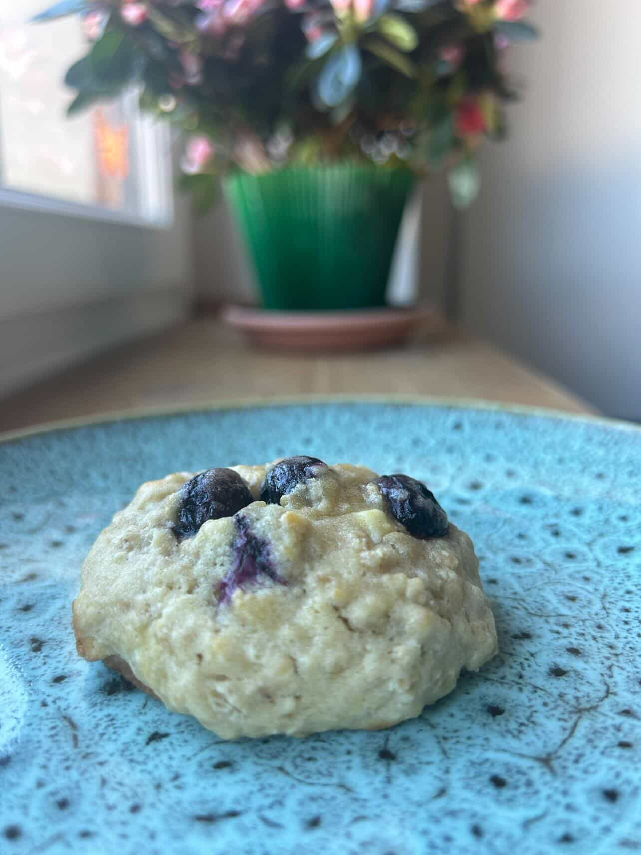 Cookie Myrtille Chocolat blanc